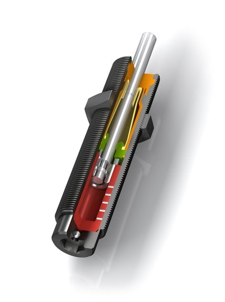 Maximal Sliding Door Performance in Passenger Trains with Miniature Shock Absorbers